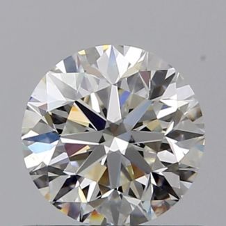 0.61 Carat Round J SI1 VG EX GIA Natural Diamond