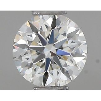 0.36 Carat Round H VS1 EX GIA Natural Diamond