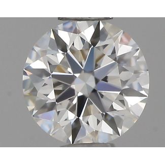 0.43 Carat Round F VS1 EX GIA Natural Diamond