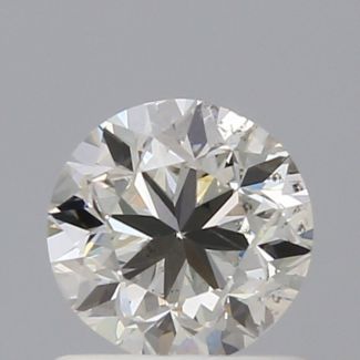 0.90 Carat Round K SI1 GD VG GIA Natural Diamond