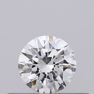 0.21 Carat Round E VVS1 EX GIA Natural Diamond