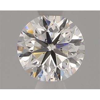 0.50 Carat Round G SI1 VG EX IGI Natural Diamond