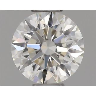 0.32 Carat Round H VVS1 EX IGI Natural Diamond