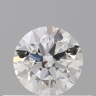 0.37 Carat Round D VVS1 EX GIA Natural Diamond