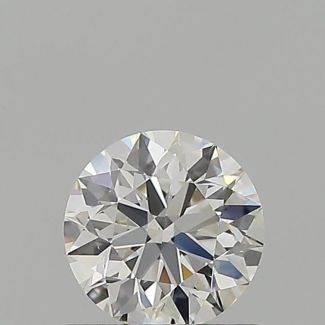 0.61 Carat Round H VS1 EX GIA Natural Diamond