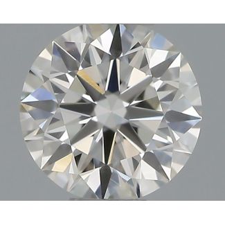 0.34 Carat Round H VS1 EX GIA Natural Diamond