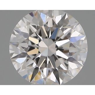 0.31 Carat Round D VVS2 EX IGI Natural Diamond