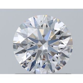 0.91 Carat Round F SI1 EX GIA Natural Diamond