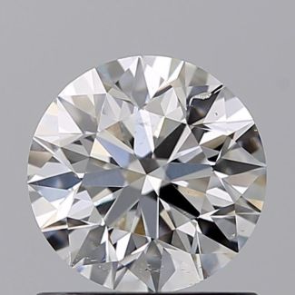 0.80 Carat Round E SI1 EX GIA Natural Diamond