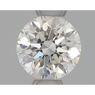 0.33 Carat Round H VS1 EX IGI Natural Diamond