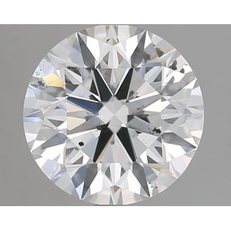 2.01 Carat Round F SI2 EX IGI Natural Diamond