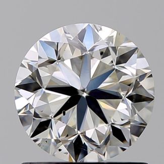 1.00 Carat Round H SI1 G VG GIA Natural Diamond