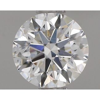 0.62 Carat Round H SI1 EX GIA Natural Diamond