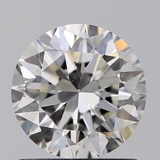 1.00 Carat Round H VS2 G EX GIA Natural Diamond