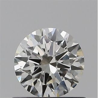 0.50 Carat Round H VVS2 VG EX IGI Natural Diamond