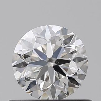 0.50 Carat Round F VS2 GD EX VG GIA Natural Diamond