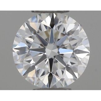 0.36 Carat Round E VVS2 EX GIA Natural Diamond