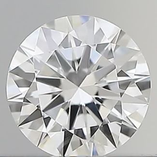 0.28 Carat Round F VVS1 EX GIA Natural Diamond