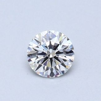 0.34 Carat Round D VS2 EX VG GIA Natural Diamond