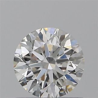 0.59 Carat Round G VS1 EX GIA Natural Diamond