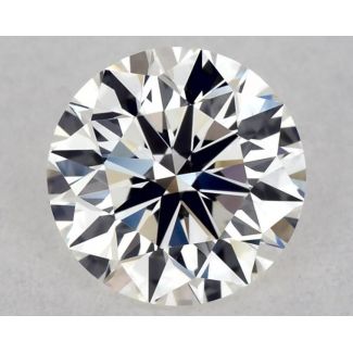 0.55 Carat Round H VS1 EX GIA Natural Diamond