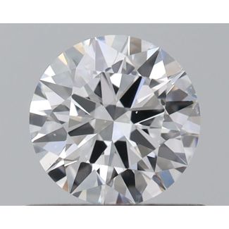 0.5 Carat Round D VS2 EX GIA Natural Diamond