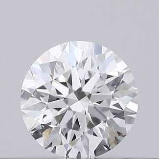 0.20 Carat Round D SI1 EX GIA Natural Diamond