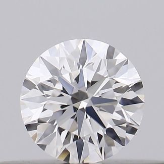 0.18 Carat Round E VVS2 EX GIA Natural Diamond