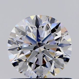 0.71 Carat Round D SI1 VG EX GIA Natural Diamond