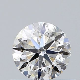 0.45 Carat Round H SI1 VG EX GIA Natural Diamond