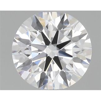 0.4 Carat Round D VVS2 EX GIA Natural Diamond