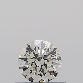 0.30 Carat Round K SI1 EX GIA Natural Diamond