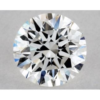 0.37 Carat Round F VS1 EX GIA Natural Diamond