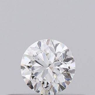 0.23 Carat Round E VVS1 VG EX GIA Natural Diamond