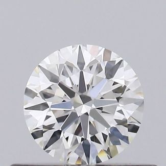 0.35 Carat Round H VVS1 EX GIA Natural Diamond