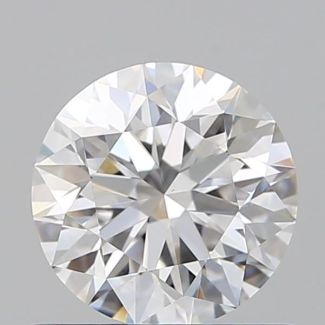 0.8 Carat Round D VVS2 EX GIA Natural Diamond