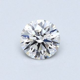 0.55 Carat Round D VVS1 EX GIA Natural Diamond