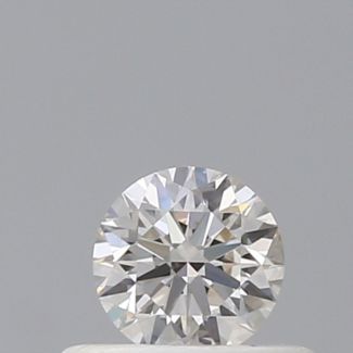 0.31 Carat Round I VVS2 EX GIA Natural Diamond