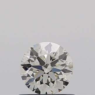 0.50 Carat Round K VS2 EX GIA Natural Diamond