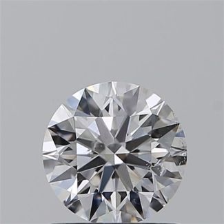 0.77 Carat Round D SI2 EX GIA Natural Diamond