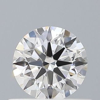 0.44 Carat Round E IF EX GIA Natural Diamond