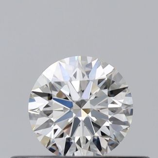 0.31 Carat Round H VVS1 EX GIA Natural Diamond