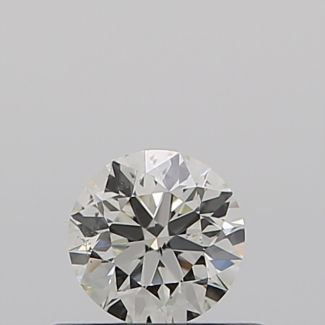 0.34 Carat Round K SI1 EX GIA Natural Diamond