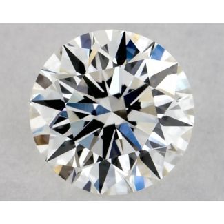 0.32 Carat Round H VVS2 EX GIA Natural Diamond