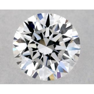 0.31 Carat Round D VVS2 EX GIA Natural Diamond