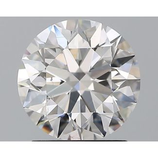 1.7 Carat Round E SI1 EX GIA Natural Diamond