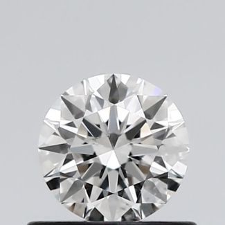 0.54 Carat Round F SI2 EX GIA Natural Diamond