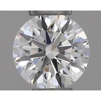 0.19 Carat Round G IF EX GIA Natural Diamond