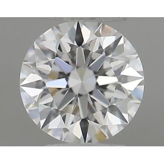 0.23 Carat Round E VVS2 EX GIA Natural Diamond