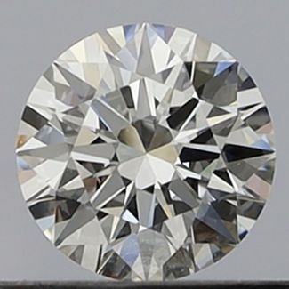 0.36 Carat Round E VVS1 EX GIA Natural Diamond